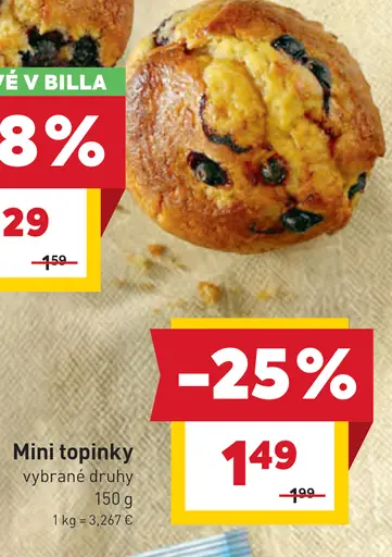 BONA VITA Mini topinky cesnak