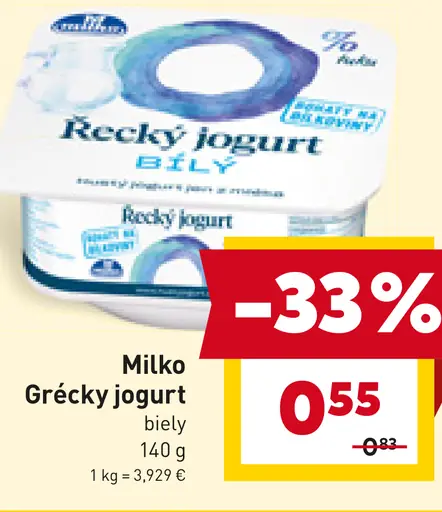 Milko Grécky jogurt biely