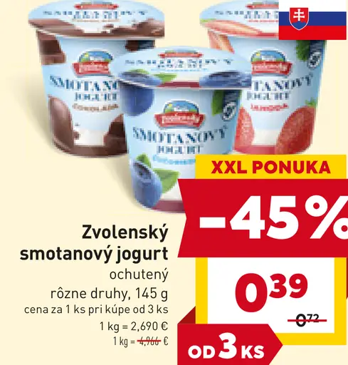 Zvolenský smotanový jogurt