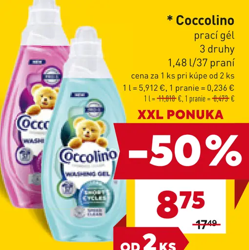 Coccolino prací gél