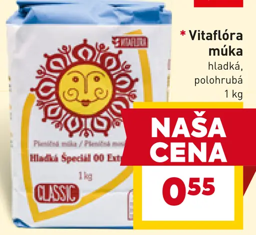 Vitaflóra múka hladká, polohrubá