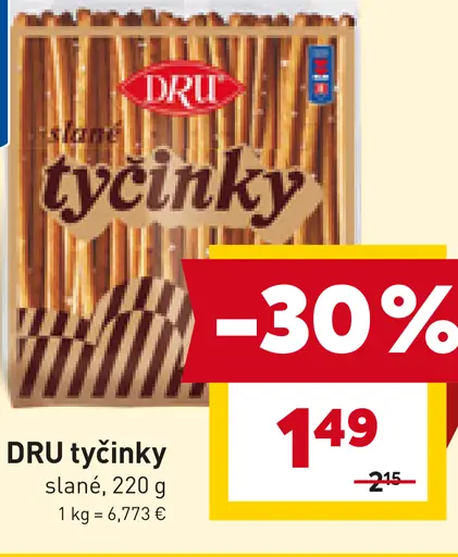 DRU tyčinky slané