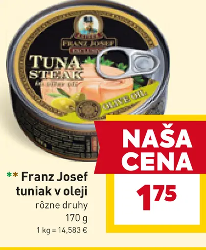 Franz Josef tuniak v oleji