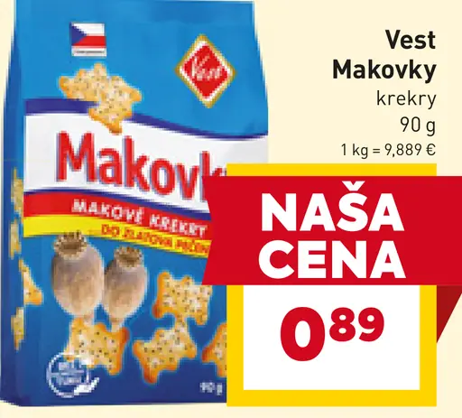 Vest Makovky krekry