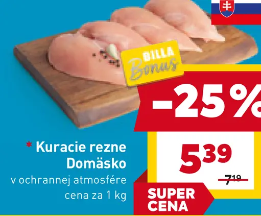 Kuracie rezne Domáško v ochrannej atmosfére