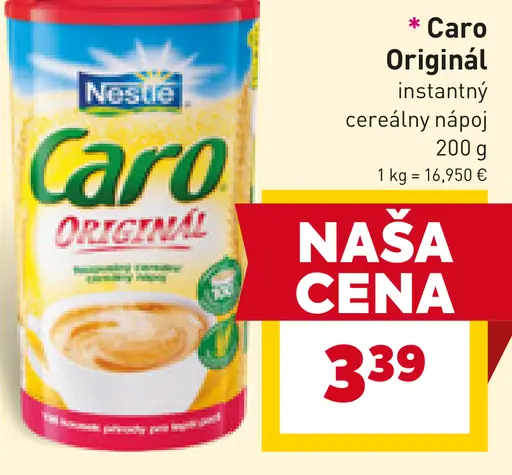 Caro originál instantný cereálny nápoj