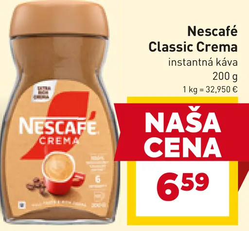 Nescafé Crema instantná káva