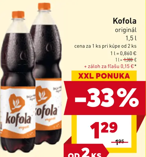 Kofola originál nealkoholický nápoj