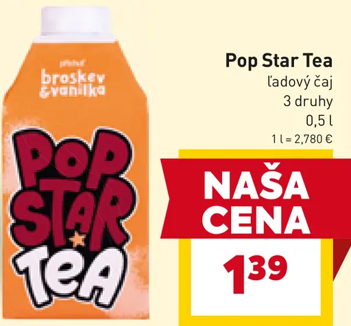 Pop Star Tea ľadový čaj