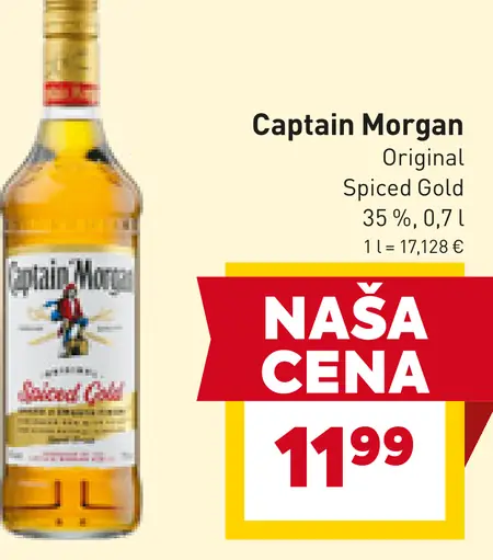 Captain Morgan Spiced Gold rum