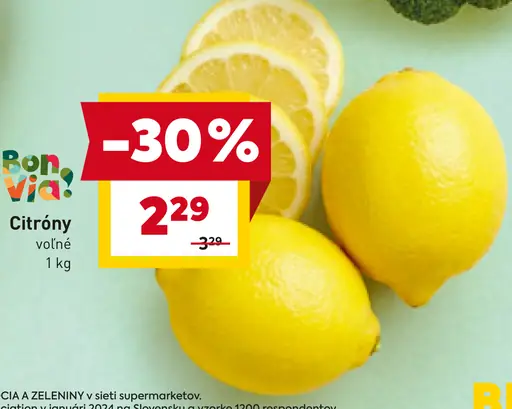 Bon Via citróny voľné