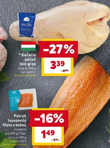 Pstruh lososovitý fileta s kožou chladená