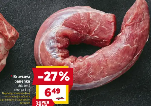 Bravčová panenka chladená