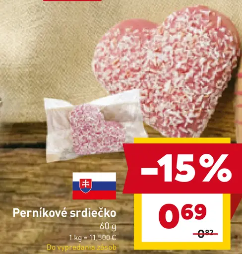 Perníkové srdiečko