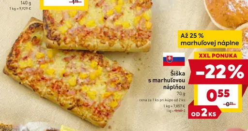 Šiška s marhuľovou náplňou