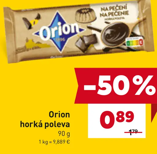 Orion horká poleva