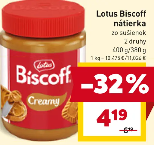 Lotus Biscoff Nátierka zo sušienok