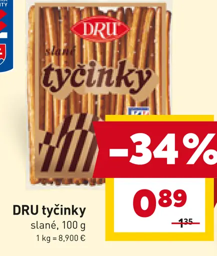 DRU tyčinky slané