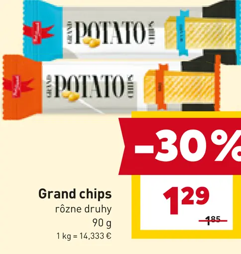 Grand chips zemiakové chipsy