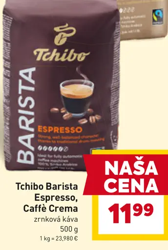 Tchibo Zrnková káva Barista Espresso