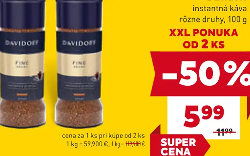 Davidoff Instantná káva