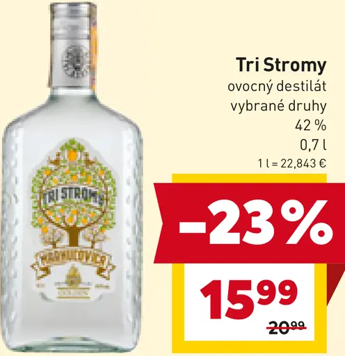 Tri Stromy ovocný destilát