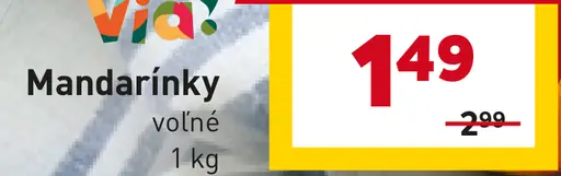 Bon Via Mandarínky voľné