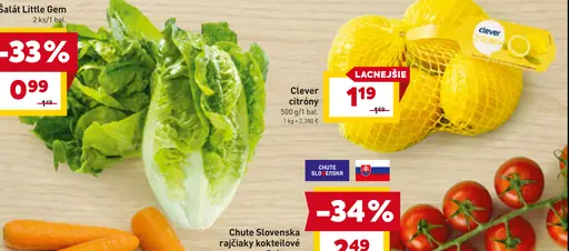 Billa Šalát Little Gem