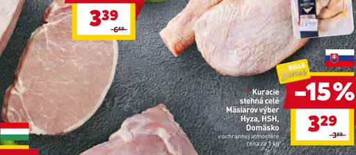 Kuracie stehná celé Mäsiarov výber Hyza HSH Domaćsko v ochrannej atmosfére