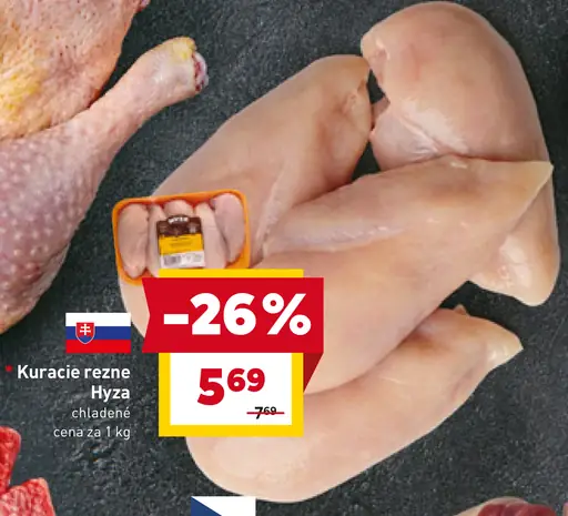 Kuracie rezne Hyza chladené