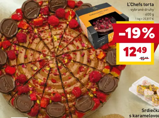 L’Chefs torta vybrané druhy