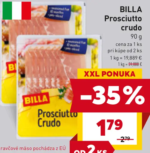 BILLA Prosciutto crudo