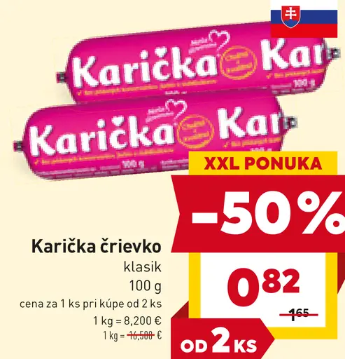 Karická črievko klasik