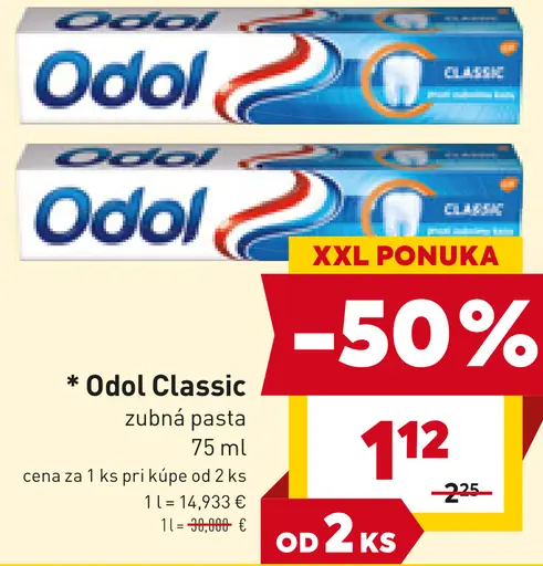 Odol zubná pasta Classic