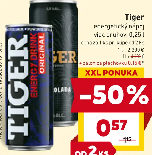 Tiger Energetický nápoj