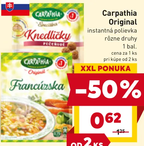 Carpathia Original instantná polievka