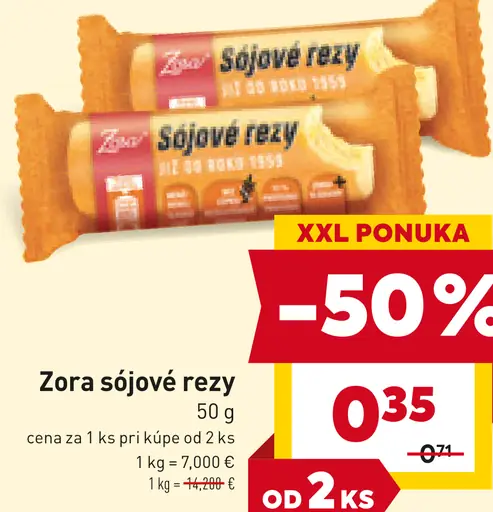 Zora sójové rezy