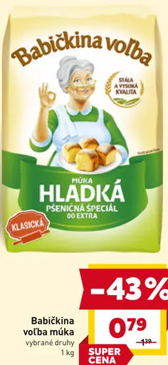 Babičkina voľba pšeničná múka hladká
