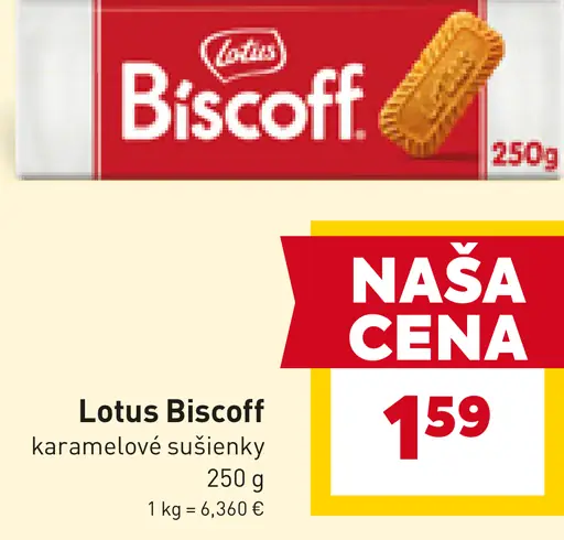 Lotus Biscoff Originálna karamelizovaná sušienka