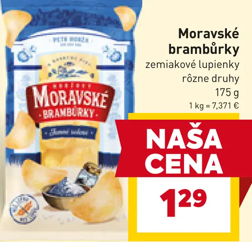 Moravské brambůrky zemiakové lupienky
