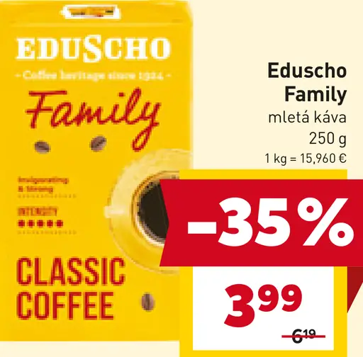 Eduscho Family mletá káva
