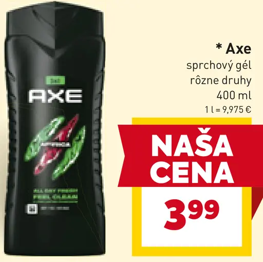 Axe sprchový gél