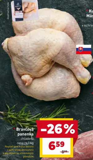 Bravčová panenka chladená