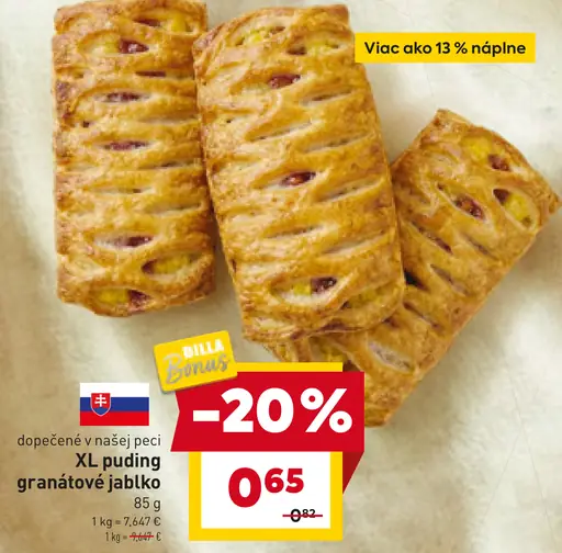 XL puding granátové jablko