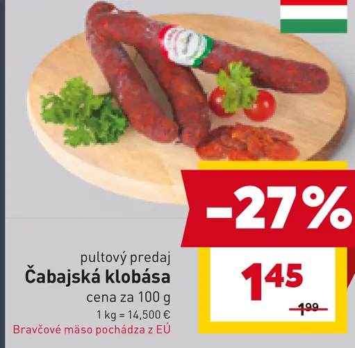 Čabajská klobása