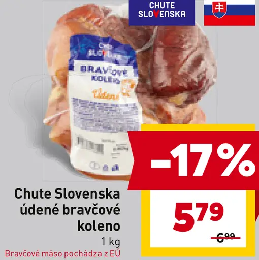 Chute Slovenska údené bravčové koleno