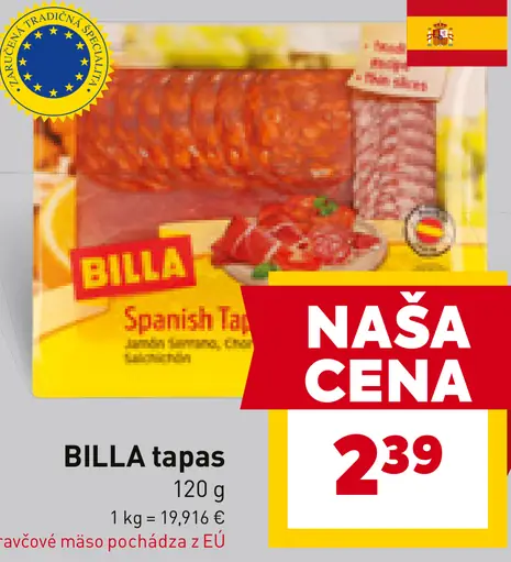 BILLA tapas Spanish tapa