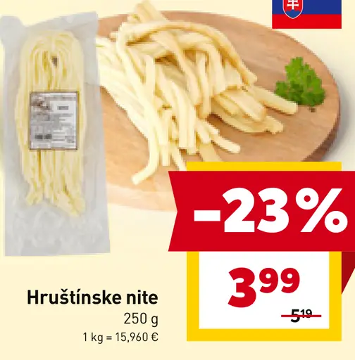 Hruštianske nite údený syr