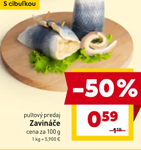 Zavináče s cibuľkou