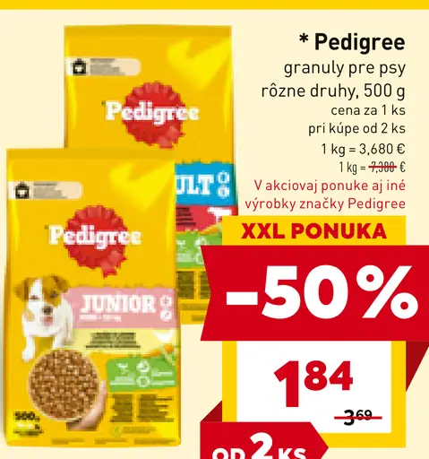 Pedigree granuly pre psy
